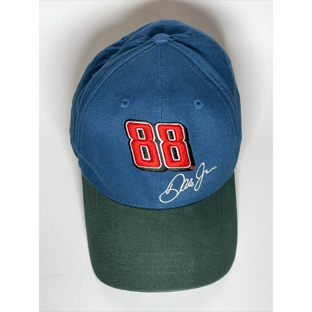Mens Dale Earnhardt Jr 88 Kelloggs Racing Hat Blue Green 2008 NASCAR Cap